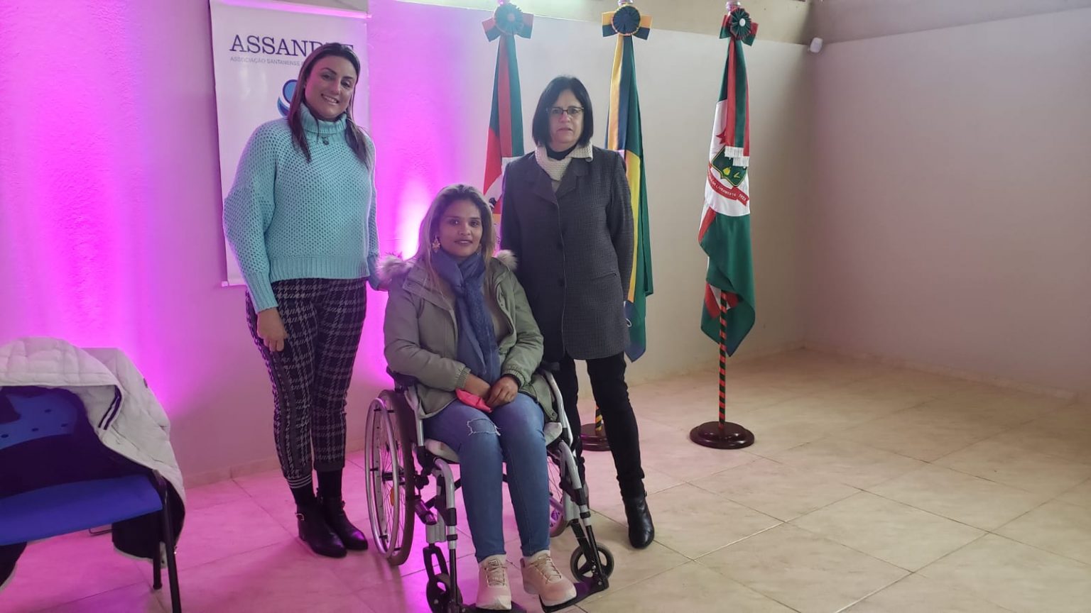 Equipe da ASSANDEF em ação